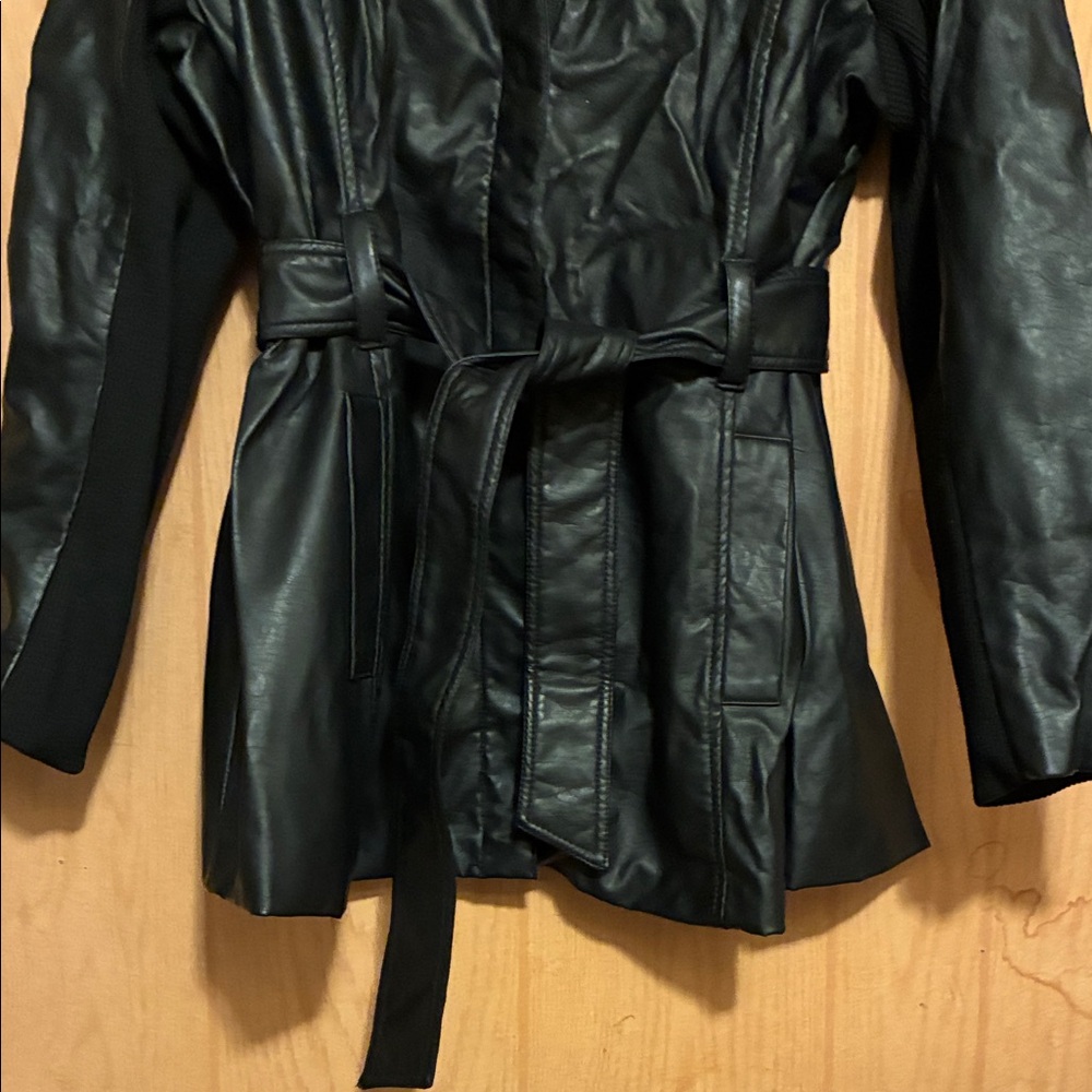 Therapy Black Leather Jacket - image 3